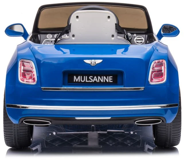 Lean Cars Vienvietis elektromobilis Bentley Mulsanne Lean Car, mėlynas
