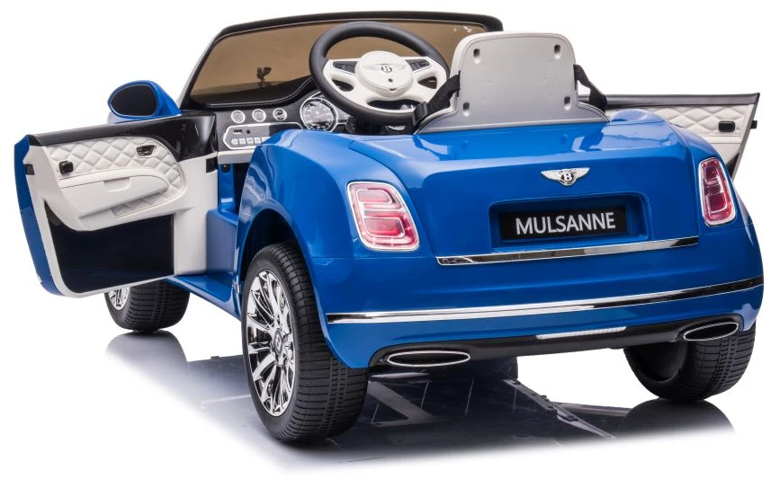 Lean Cars Vienvietis elektromobilis Bentley Mulsanne Lean Car, mėlynas