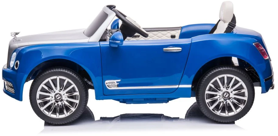 Lean Cars Vienvietis elektromobilis Bentley Mulsanne Lean Car, mėlynas