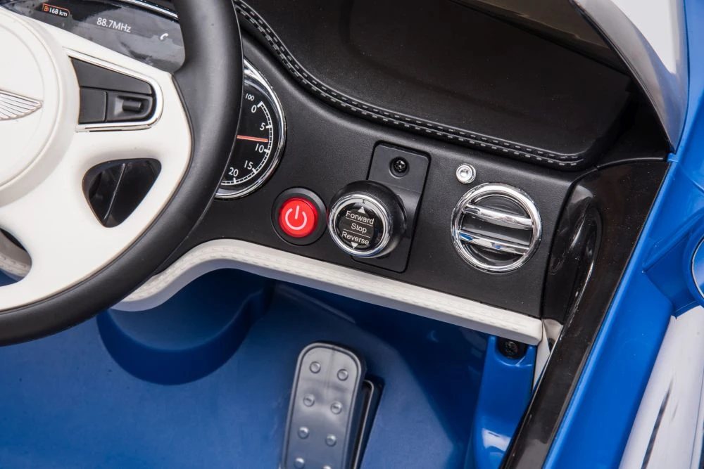 Lean Cars Vienvietis elektromobilis Bentley Mulsanne Lean Car, mėlynas