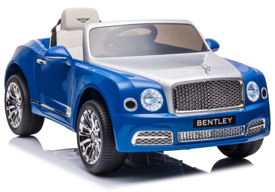 Lean Cars Vienvietis elektromobilis Bentley Mulsanne Lean Car, mėlynas