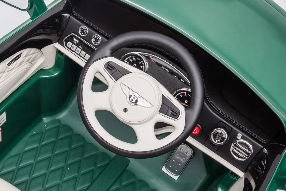 Lean Cars Vienvietis elektromobilis Bentley Mulsanne Lean Car, žalias