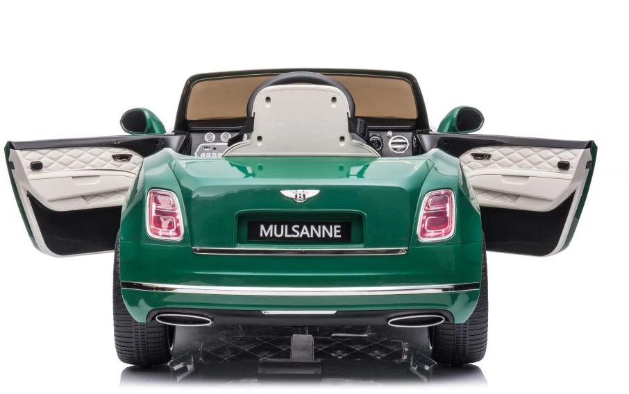 Lean Cars Vienvietis elektromobilis Bentley Mulsanne Lean Car, žalias