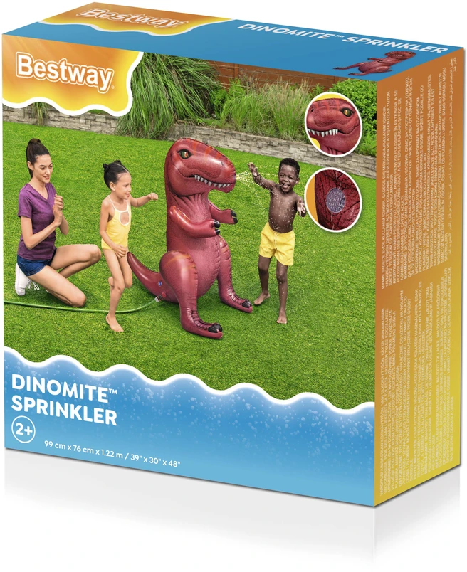 Pripučiamas vandens purkštuvas BESTWAY DINOMITE, 9 x 79 x 122 cm