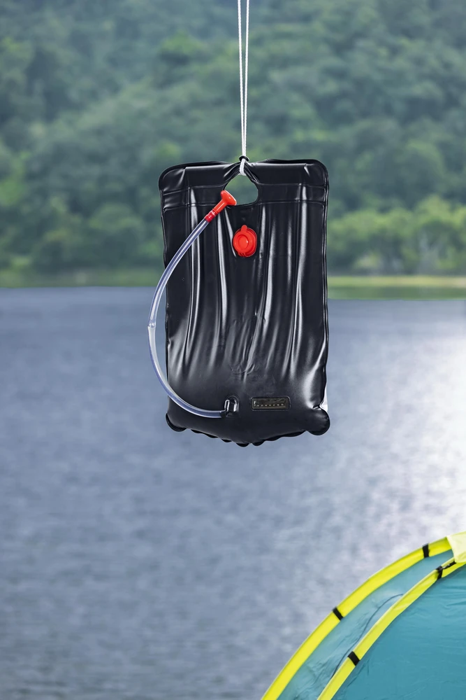 „Bestway 58224“ saulės energija varomas baseino dušas stovyklavimui, 20 l, 58 x 41 cm