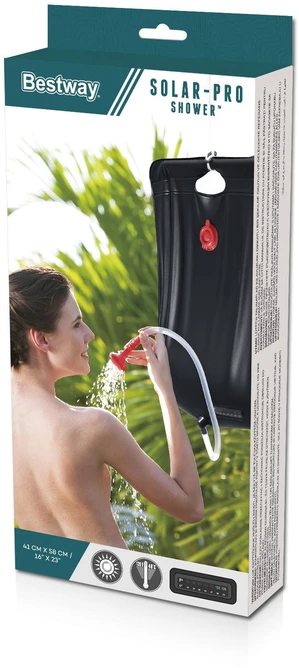 „Bestway 58224“ saulės energija varomas baseino dušas stovyklavimui, 20 l, 58 x 41 cm