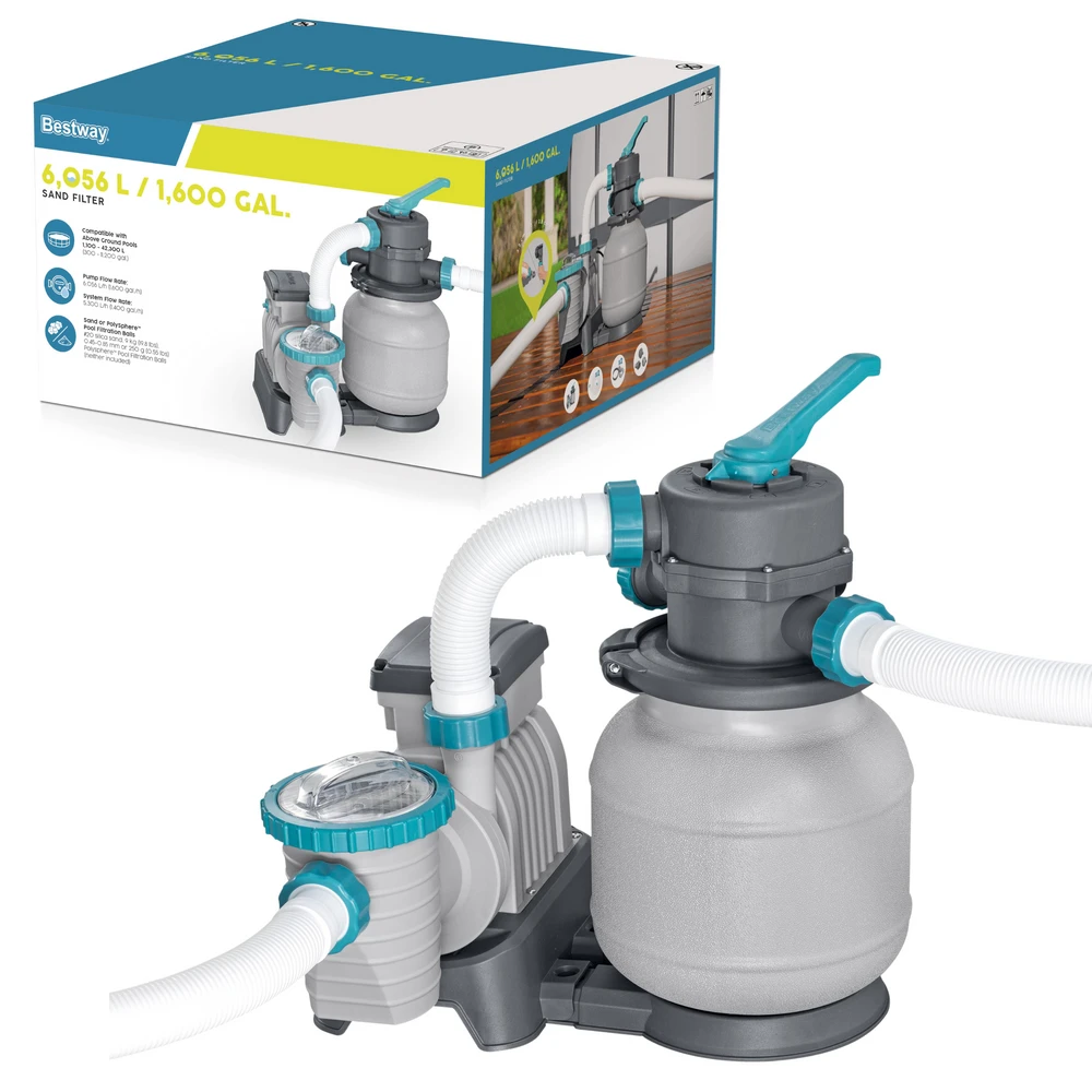 Smėlio filtravimo siurblys baseinams Bestway 58497, 5678L/h
