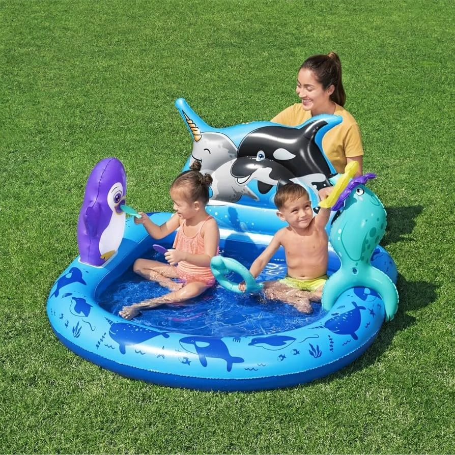 Pripučiamas baseinas BESTWAY POLAR PALS, 34 x 131 x 73 cm