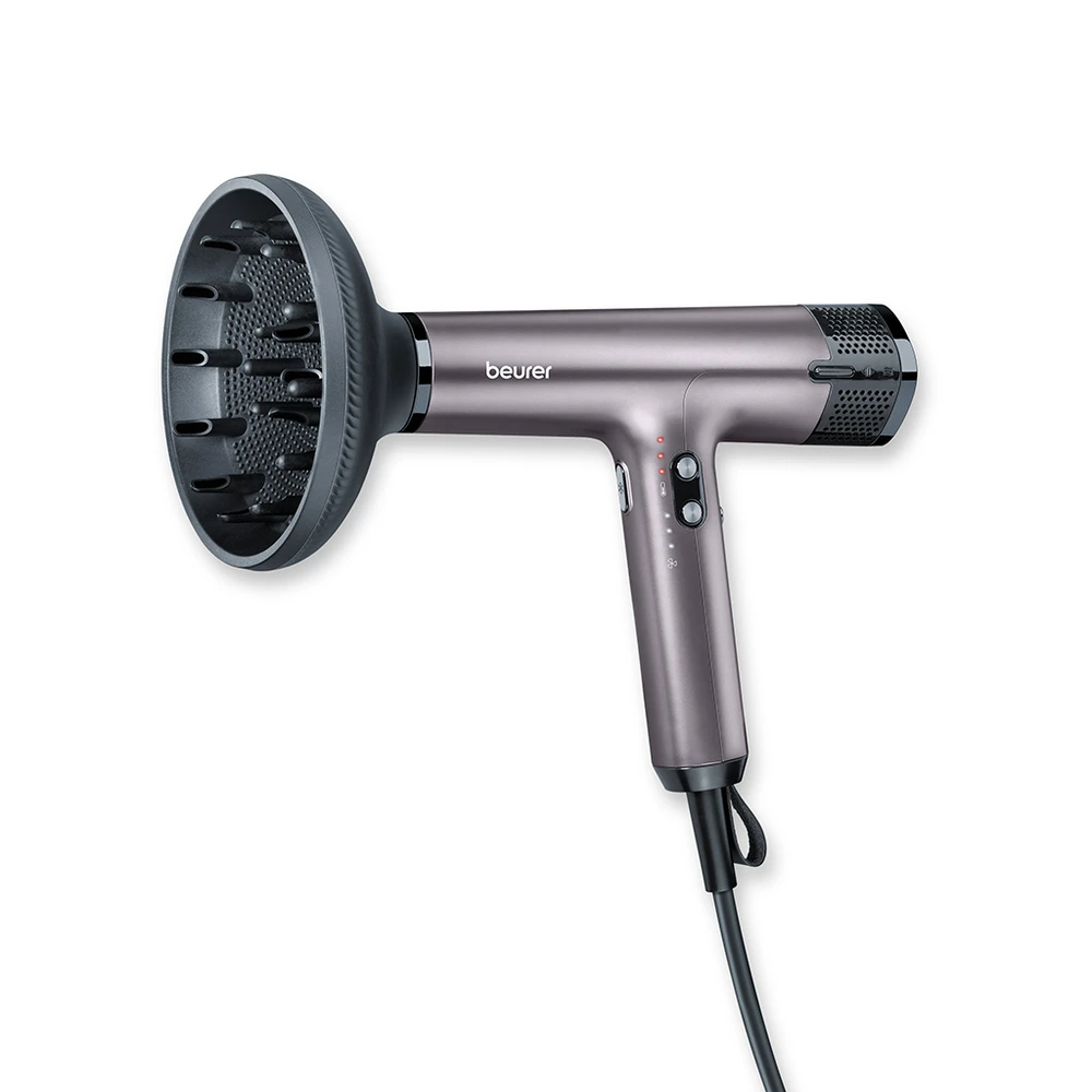 Sveikata ir asmeninė priežiūra - Beurer Plaukų džiovintuvas HC 100 1700W Metal Pilkas
