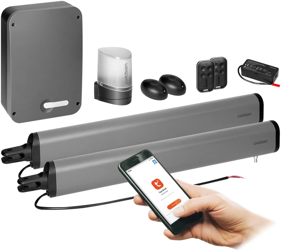 BEUS Connect ORNO, gamintojas „Avidsen“, dviejų vartų automatinis įrenginys, Wi-Fi, 150 kg