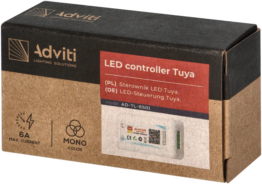 Orno Bezdprzewodowy „Tuya“ belaidis LED juostų valdiklis, 5–24 V 6 A