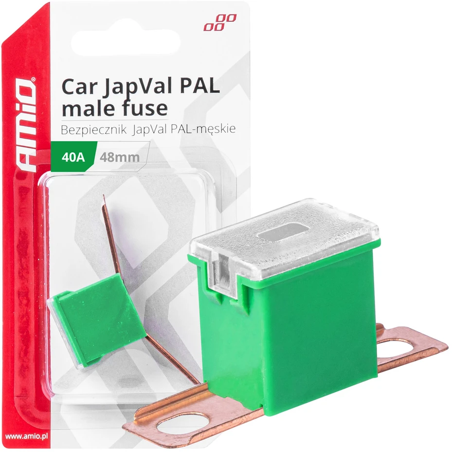 Japval PAL automobilinis saugiklis, kištukas PAL 48 mm, 40 A, amio-03419