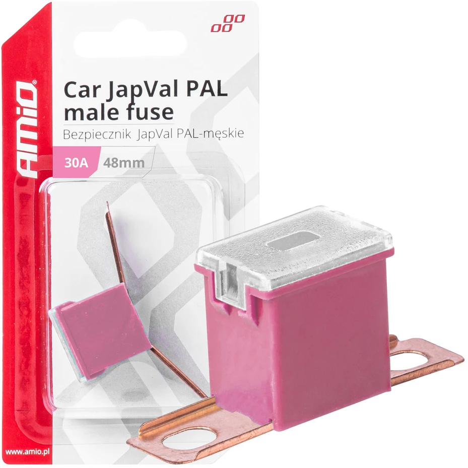„Japval PAL“ automobilio saugiklis, 48 ​​mm, 30 A, amio-03418