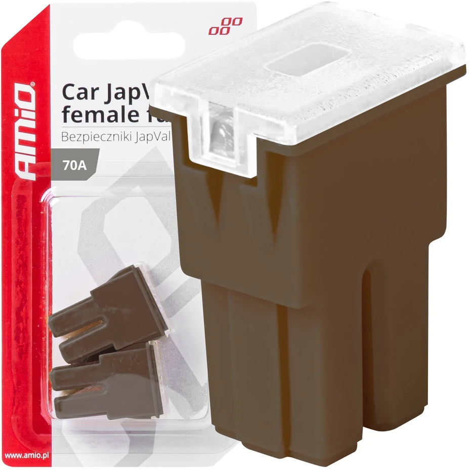 Japval PAL automobilio saugikliai, moteriški, 2 vnt., 70A, amio-03393