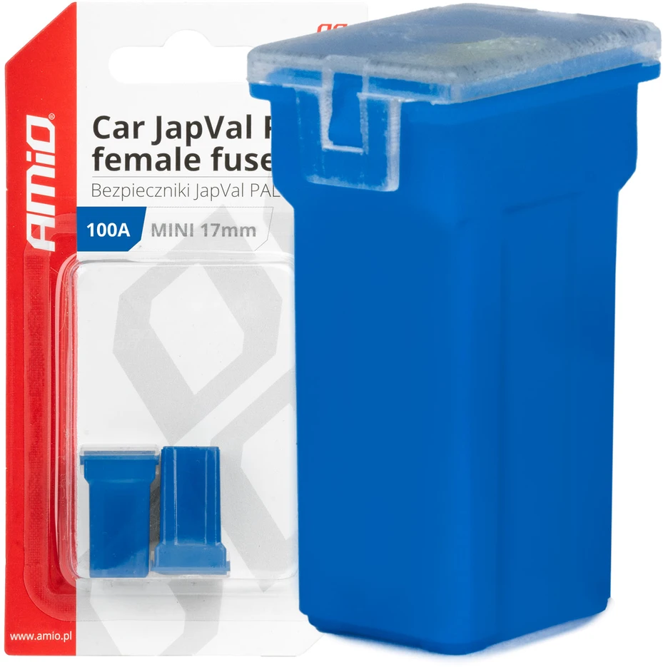 Japval PAL automobilio saugikliai, moteriški, 2 vnt., 100A, amio-03450