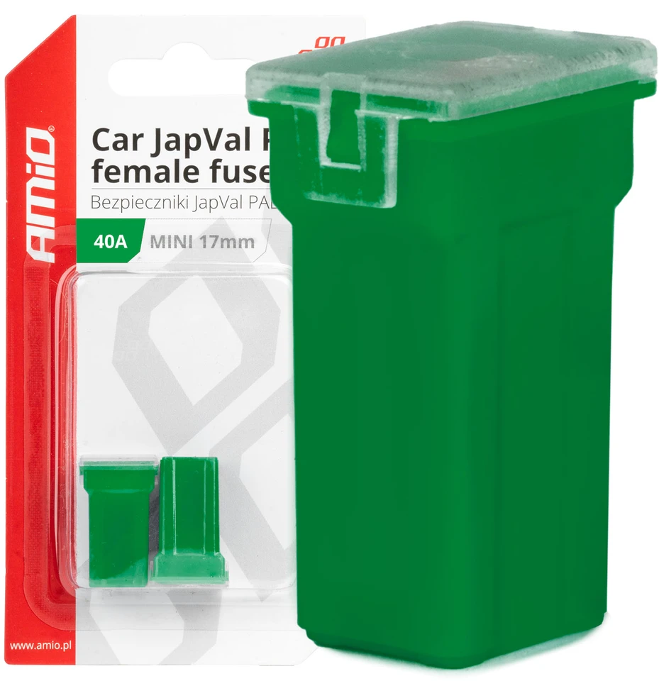 Japval PAL automobilio saugikliai, moteriški, 2 vnt., 40A, amio-03445