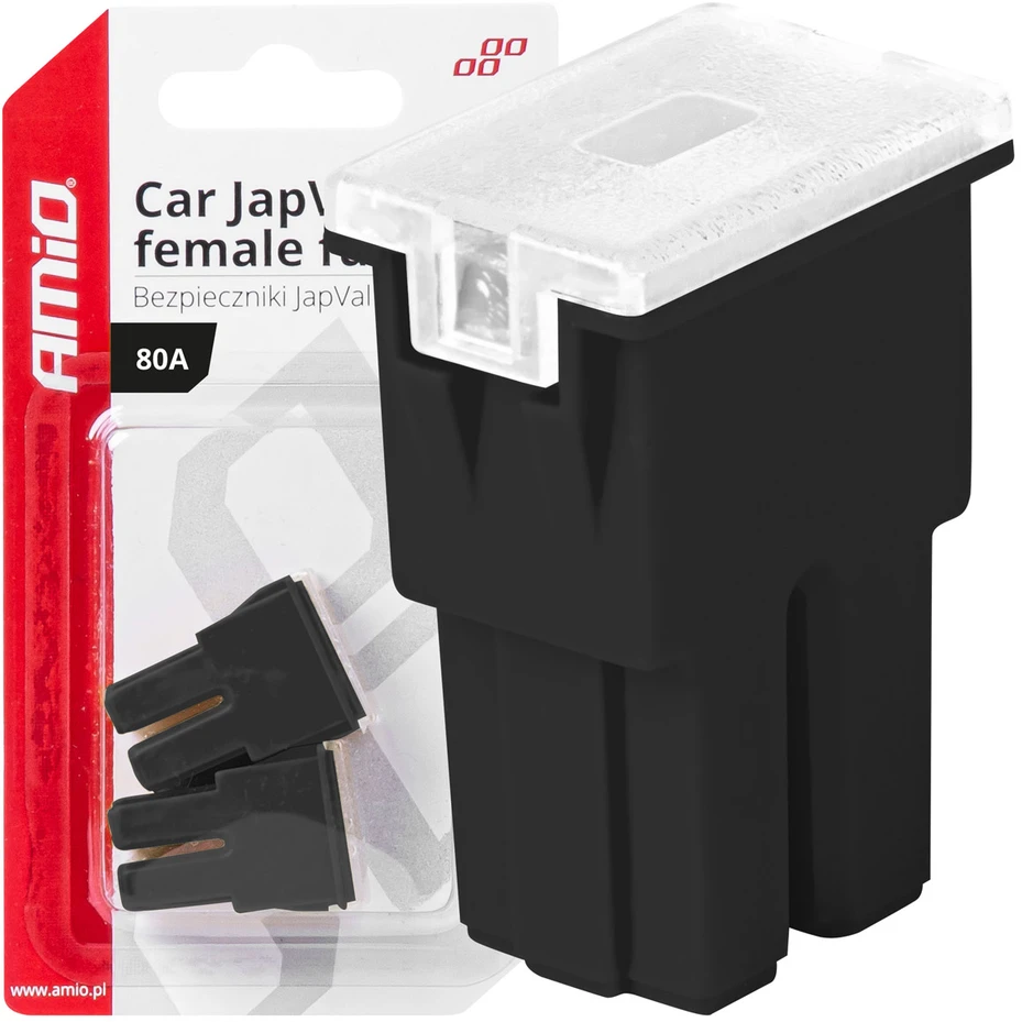 Japval PAL automobilio saugikliai, moteriški, 2 vnt., 80A, amio-03394