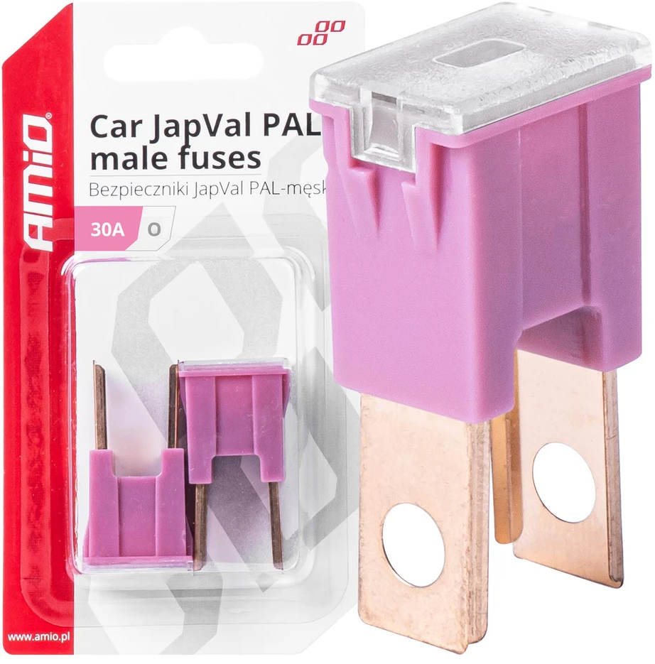 „Japval PAL“ automobilio saugikliai, 2 vnt., 30A, amio-03397