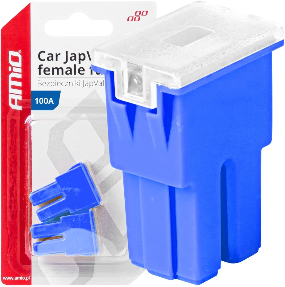 Japval PAL automobilio saugikliai, moteriški, 2 vnt., 100A, amio-03395