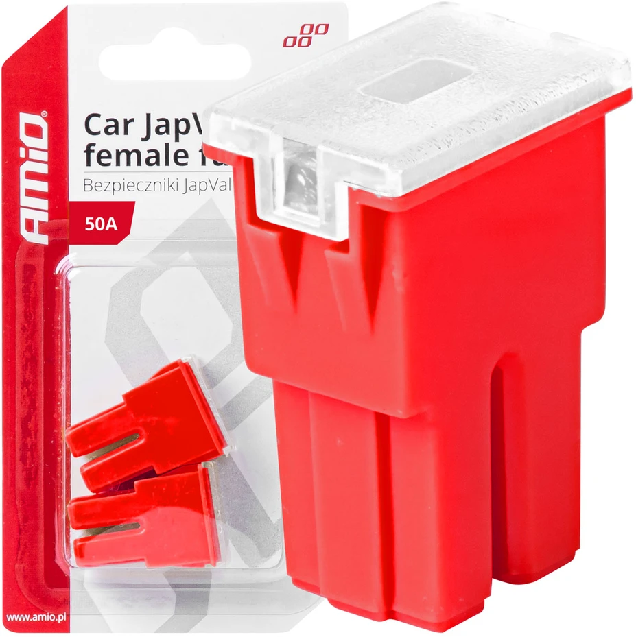 Japval PAL automobilio saugikliai, moteriški, 2 vnt., 50A, amio-03391