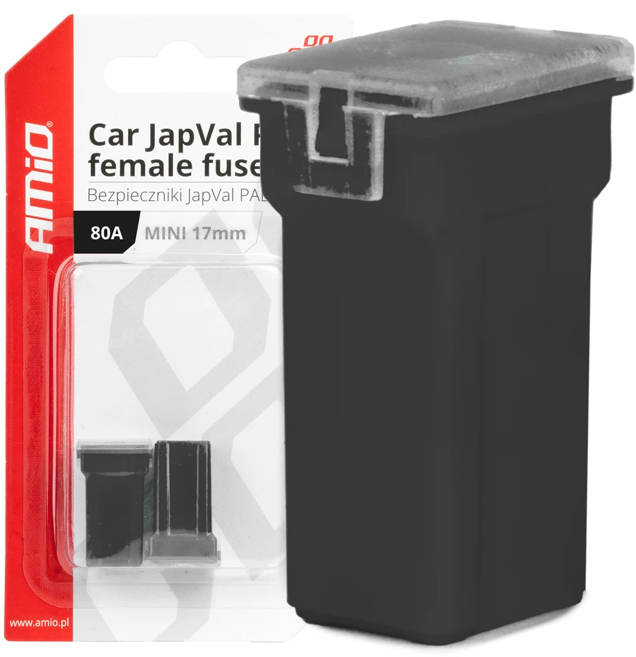 Japval PAL automobilio saugikliai, moteriški, 2 vnt., 80A, amio-03449