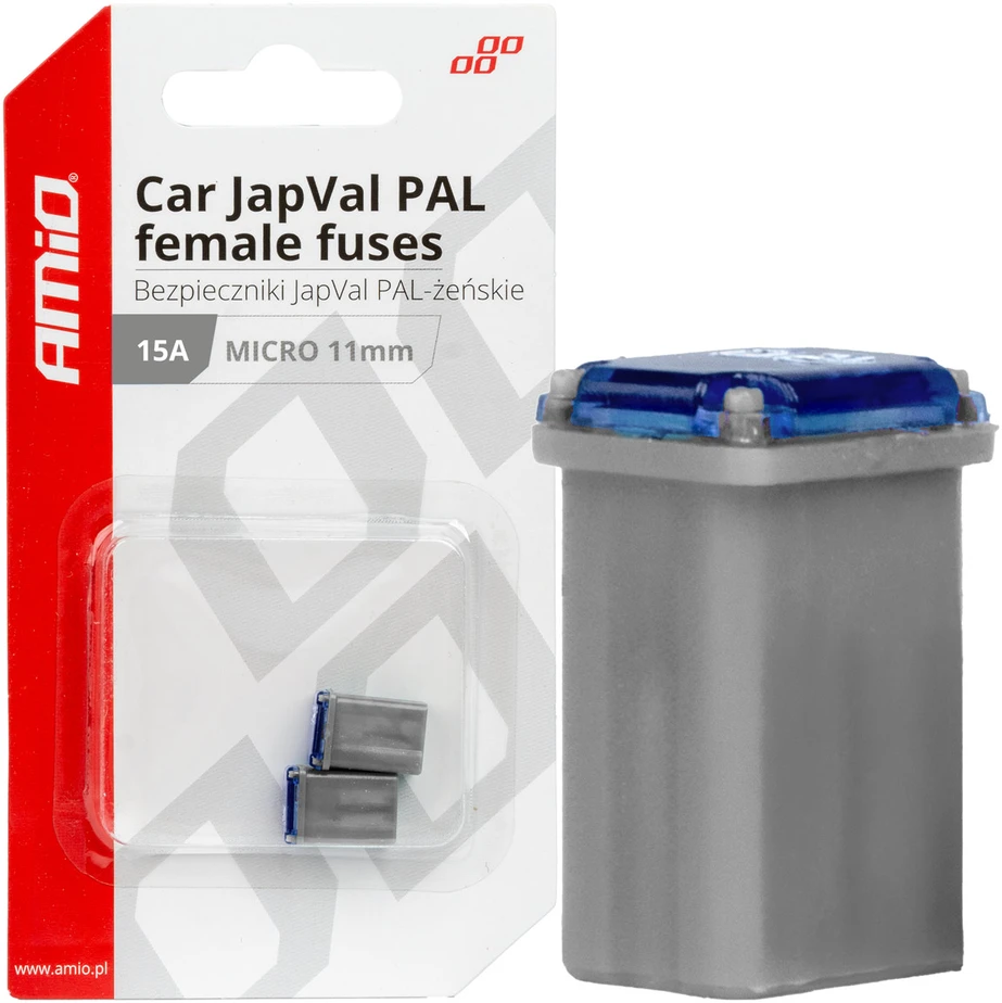 „Japval PAL“ automobilio saugikliai, moteriški, 2 vnt. amio-03457