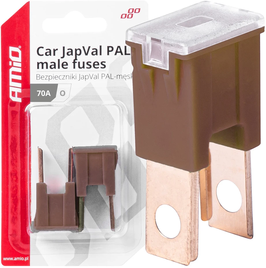 „Japval PAL“ automobilio saugikliai, 2 vnt., 70A, amio-03401