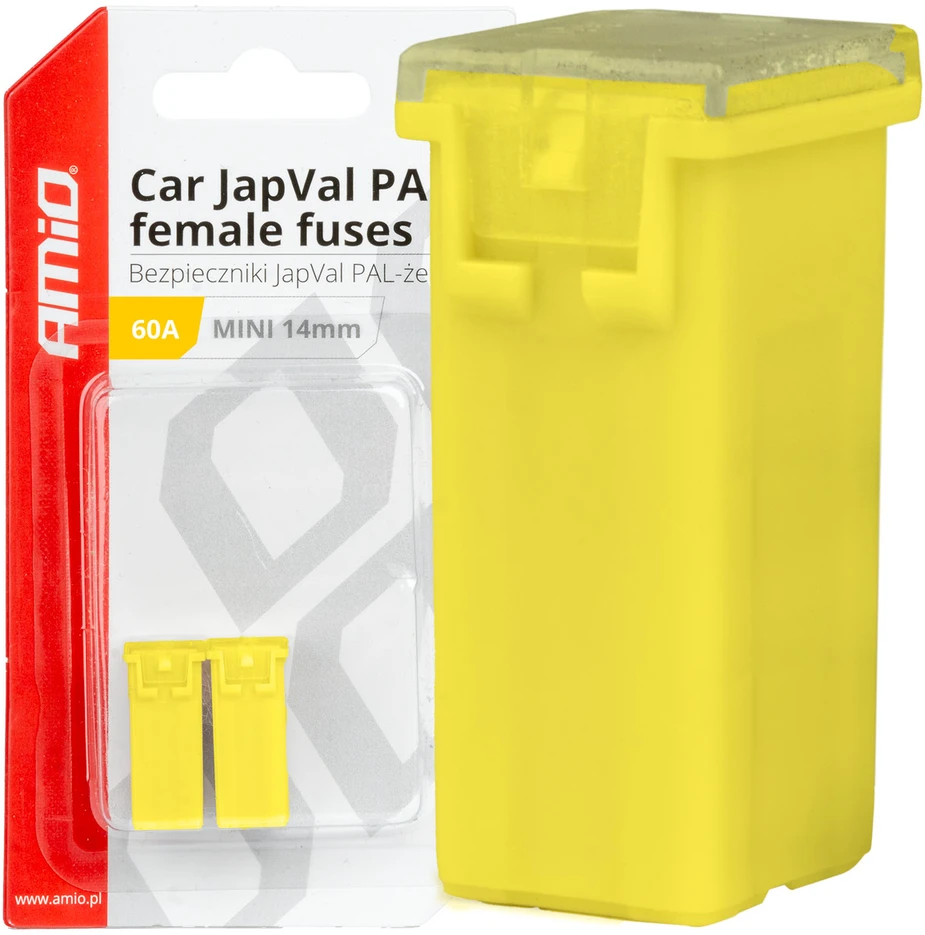 Japval PAL moteriški automobilio saugikliai, 2 vnt., 60A, amio-03440