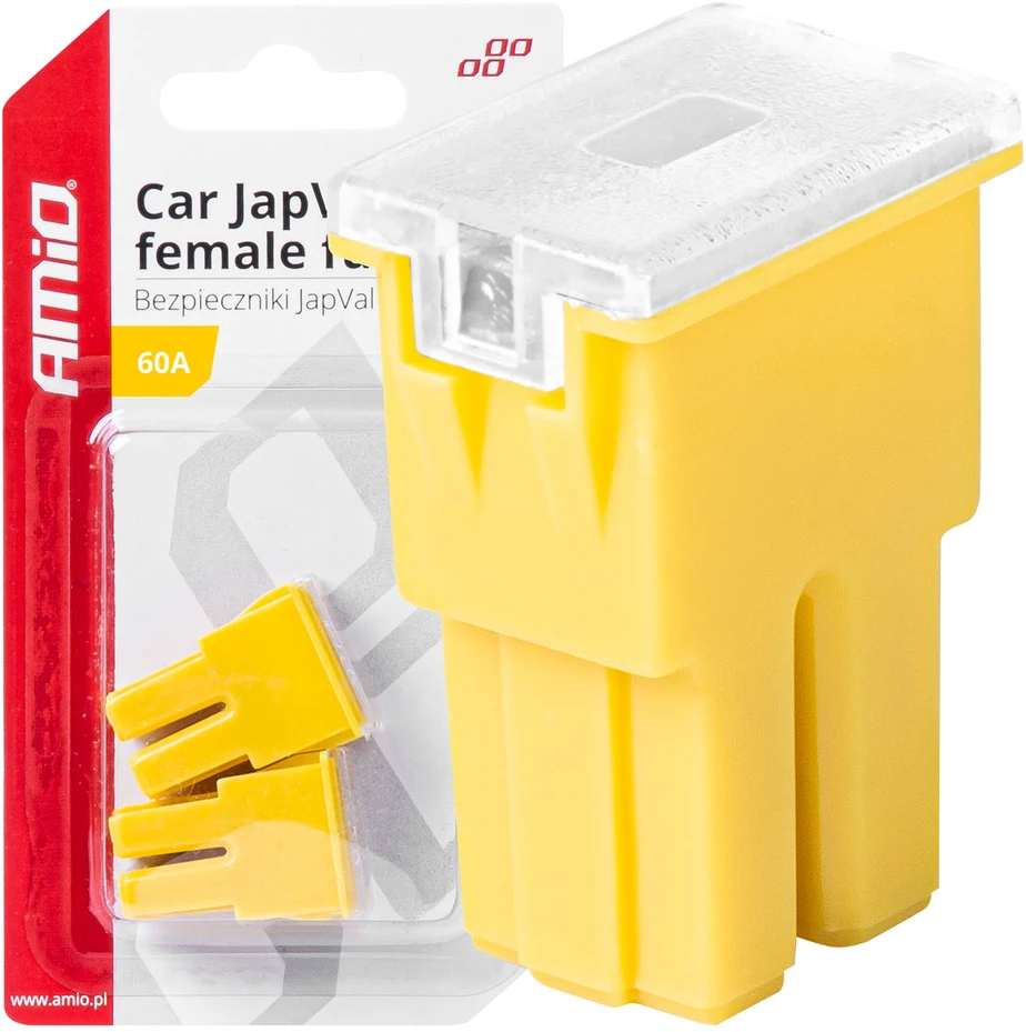 Japval PAL moteriški automobilio saugikliai, 2 vnt., 60A, amio-03392