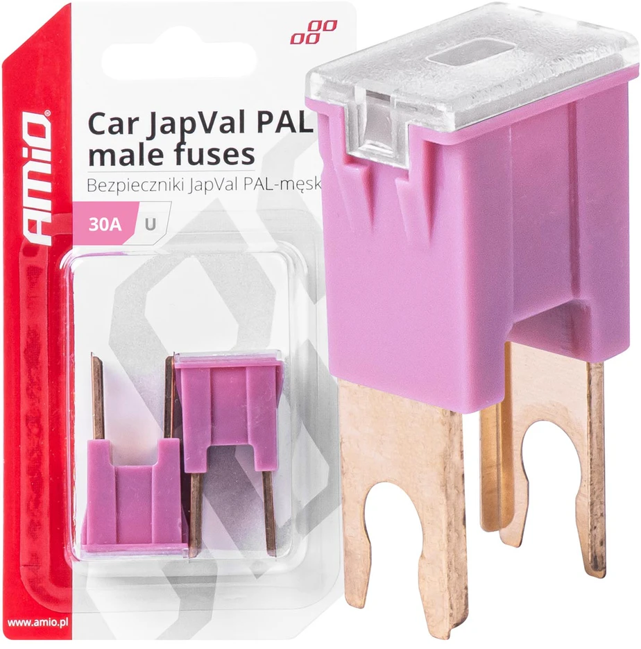 Japval PAL vyriški automobilio saugikliai, 2 vnt., 30A, amio-03406