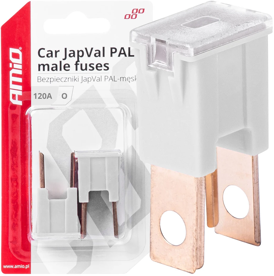 Japval PAL vyriški automobilio saugikliai, 2 vnt., 120A, amio-03404