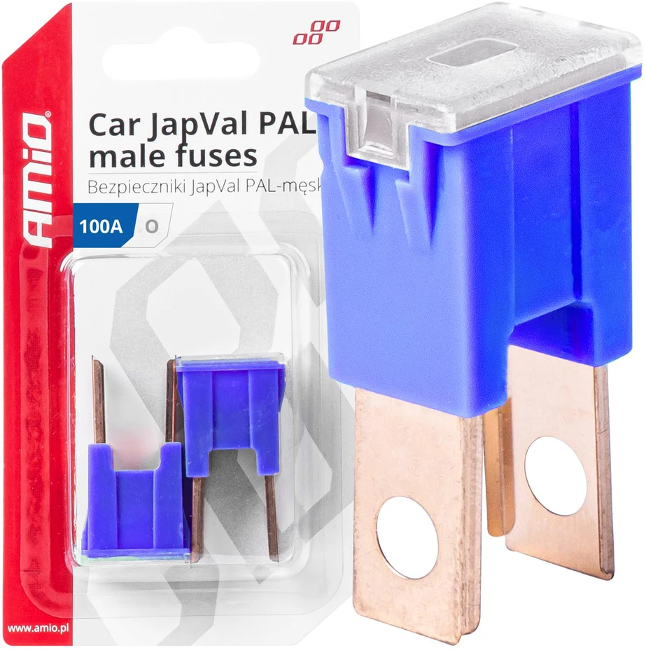 Japval PAL vyriški automobilio saugikliai, 2 vnt., 100A, amio-03403
