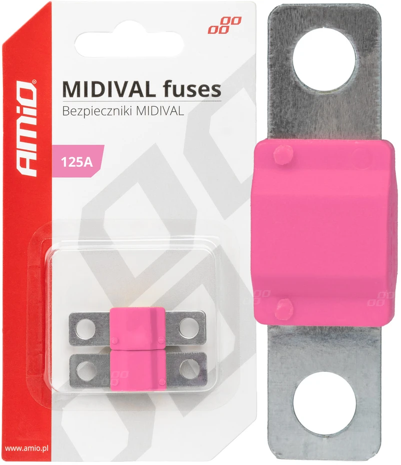 Midival MTA automobilio saugikliai 2 vnt. 125A amio-03480