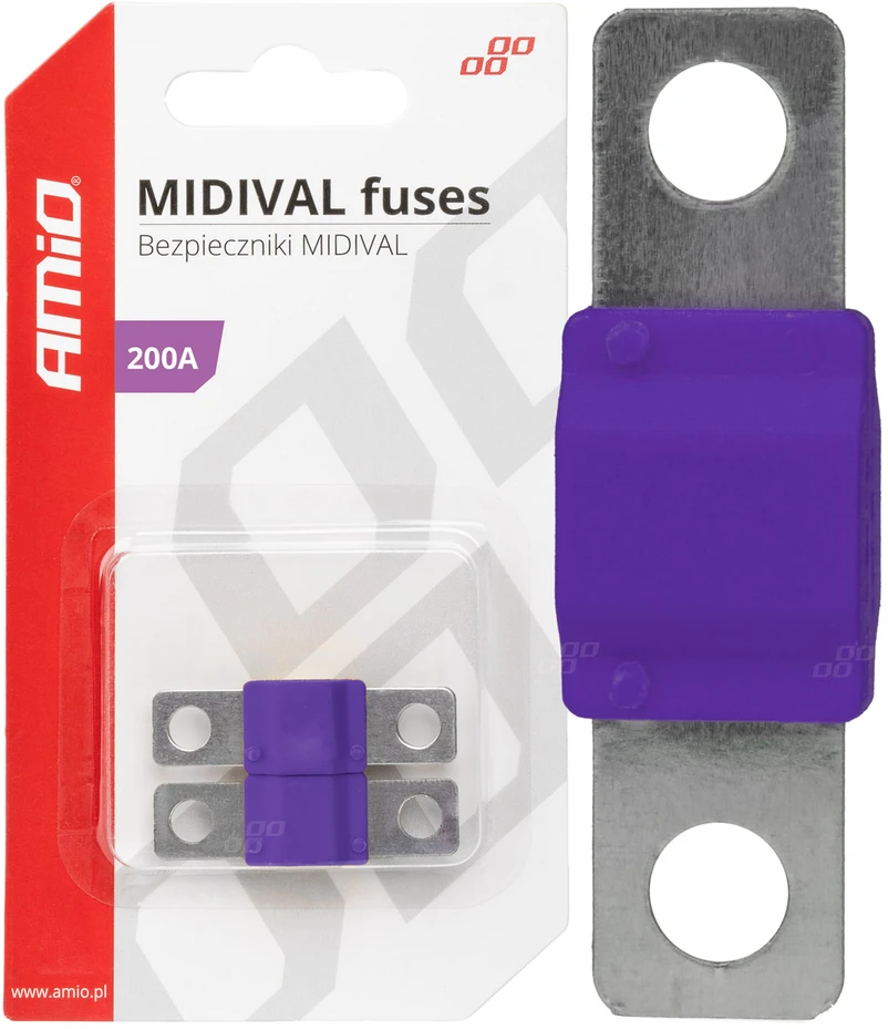 Midival MTA automobilio saugikliai 2 vnt. 200A amio-03482