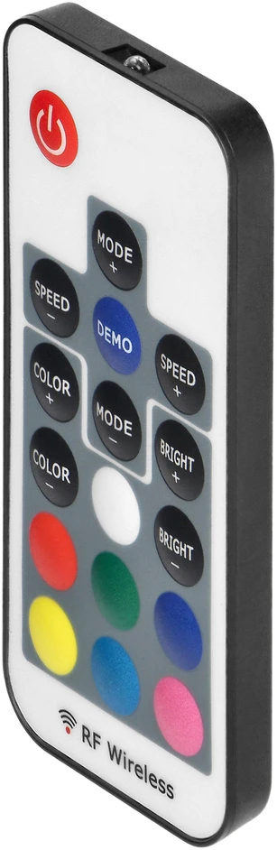 Orno Bezprzewodowy Belaidis RGB LED juostos valdiklis su nuotolinio valdymo pultu, 17 mygtukų, 12V, 6A, 72W