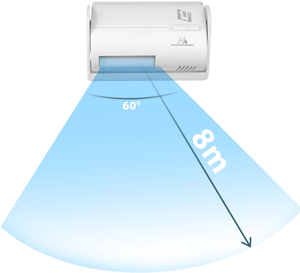 Maclean Mini alarm su judesio jutikliu PIR sygn. MCE311W