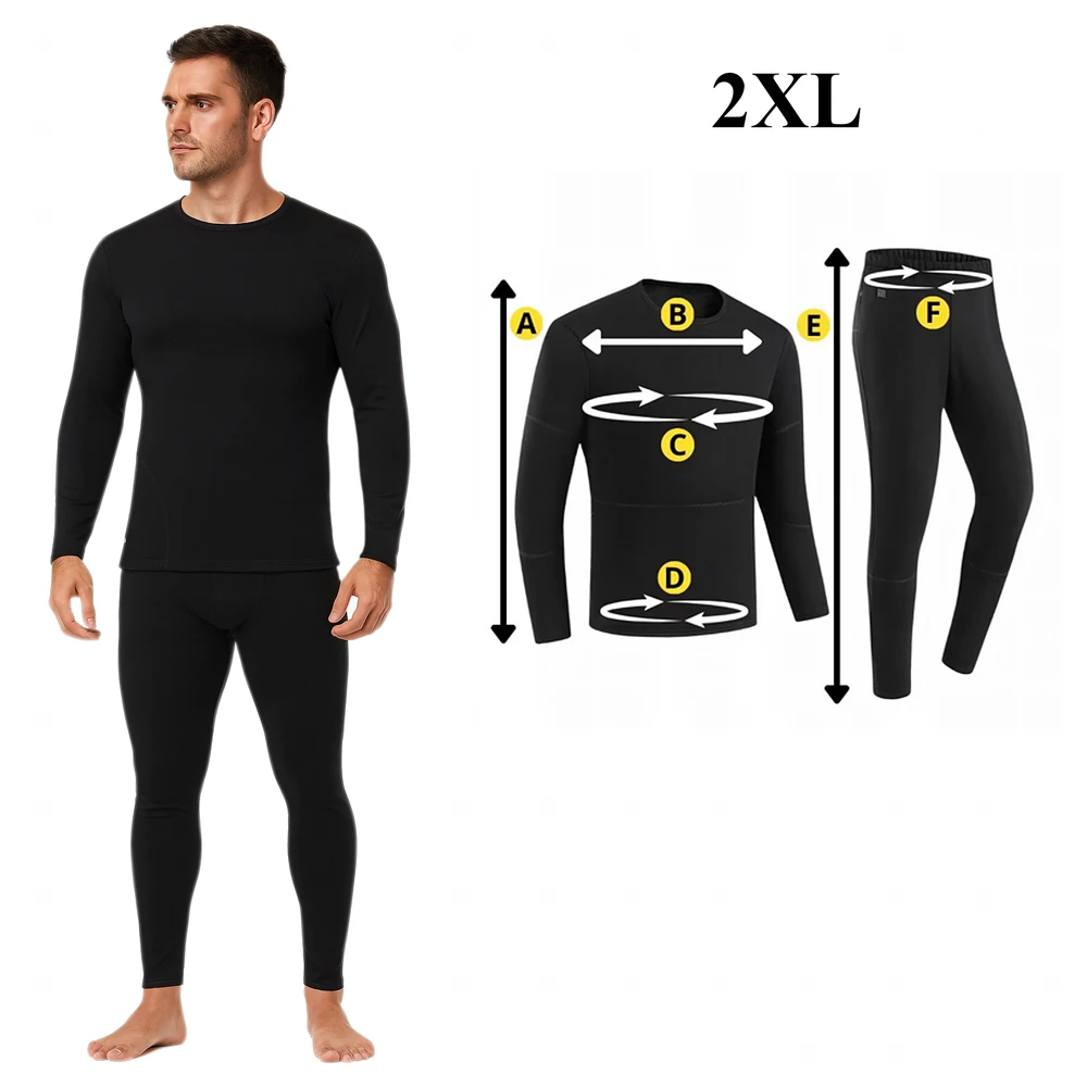 Bielizna Apatiniai drabužiai Šildomų apatinių komplektas 2XL