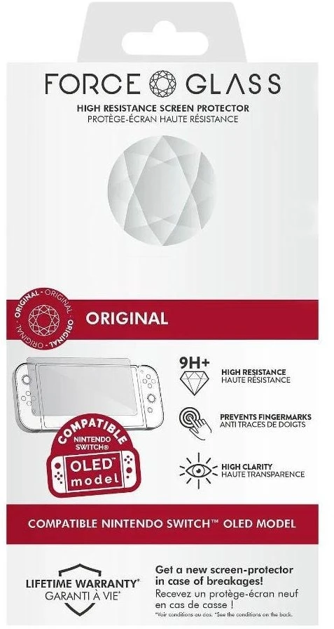 Big Ben „Bigben Force Glass Oled“ ekrano apsaugos rinkinys („Switch“)