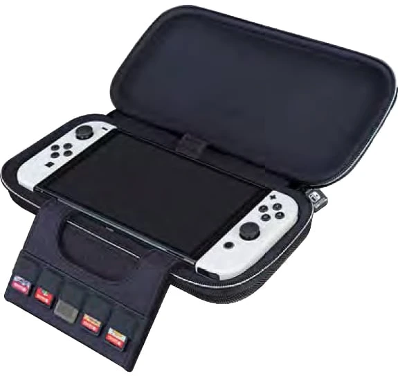 Big Ben Oficialus „BigBen Interactive“ kelioninis dėklas „Deluxe“ – mėlynas „Nintendo Switch“ konsolei