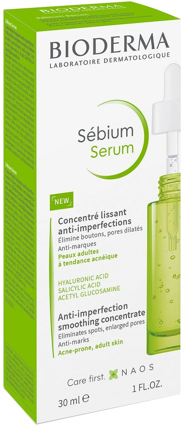 Koncentruotas serumas veidui Bioderma Sébium Anti-Imperfection Smoothing Serum, 30ml