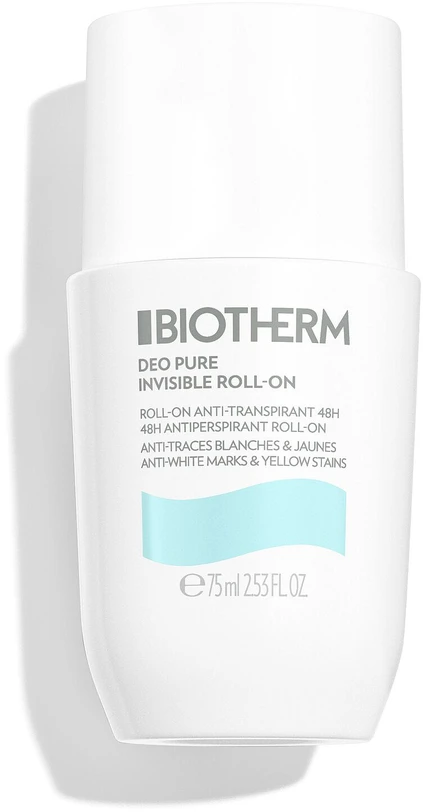 Biotherm Deo Pure Invisible 48H Roll-On rutulinis antiperspirantas moterims, 75 ml