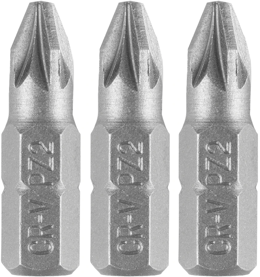 Graphite Bity PZ2 x 25 mm antgaliai, 3 vnt.
