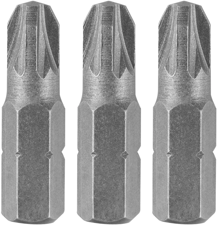 Graphite Bity PZ3 x 25 mm antgaliai, 3 vnt.