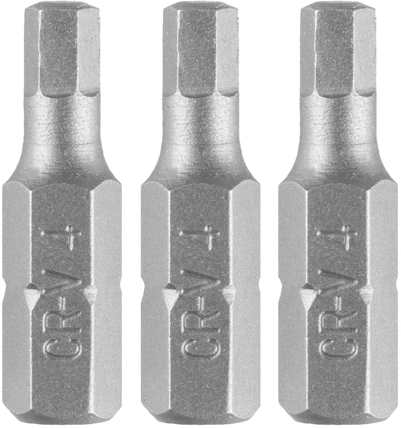 Graphite Bity Šešiakampiai antgaliai H4 x 25 mm, 3 vnt.