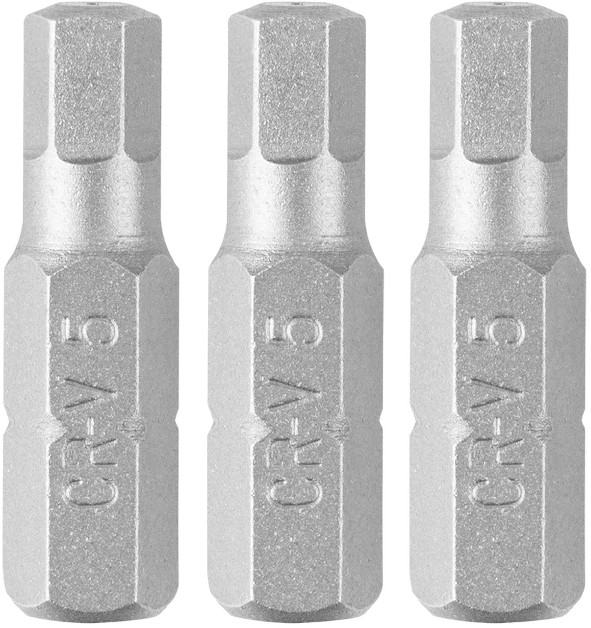 Graphite Bity Šešiakampiai antgaliai H5 x 25 mm, 3 vnt.