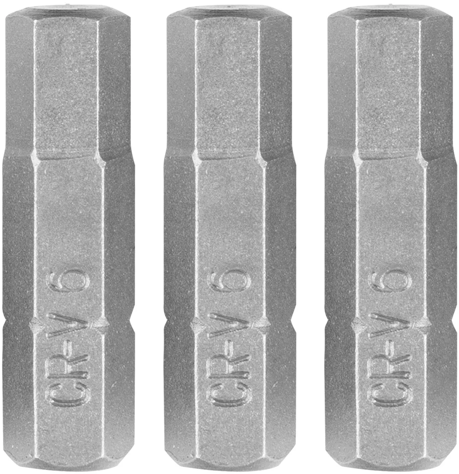 Graphite Bity Šešiakampiai antgaliai H6 x 25 mm, 3 vnt.