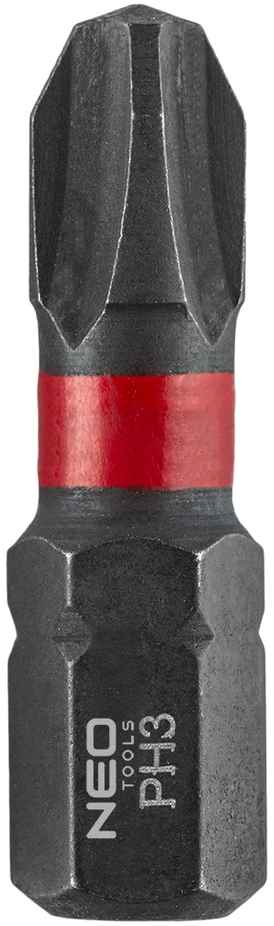 Bity Smūginiai antgaliai PH1/2/3, PZ1/2/3 x 25 mm, 6 vnt.