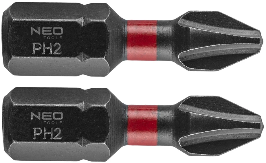 Bity Smūginiai antgaliai PH2 x 25 mm, 2 vnt.