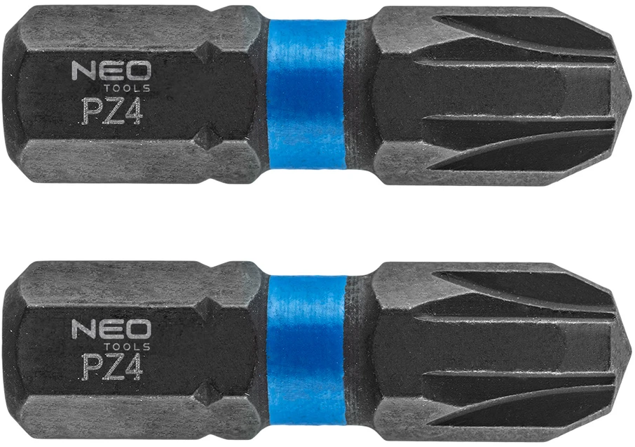 Bity Smūginiai antgaliai PZ4 x 25 mm, 2 vnt.