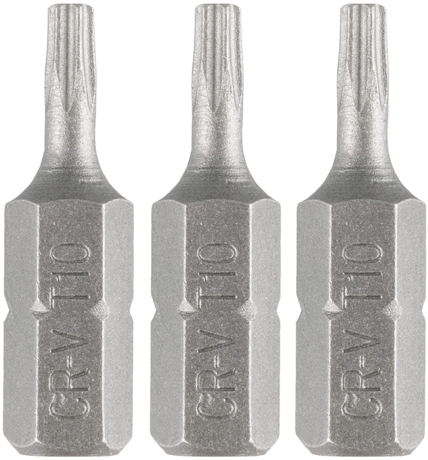 Graphite Bity Torx antgaliai T10 x 25 mm, 3 vnt.